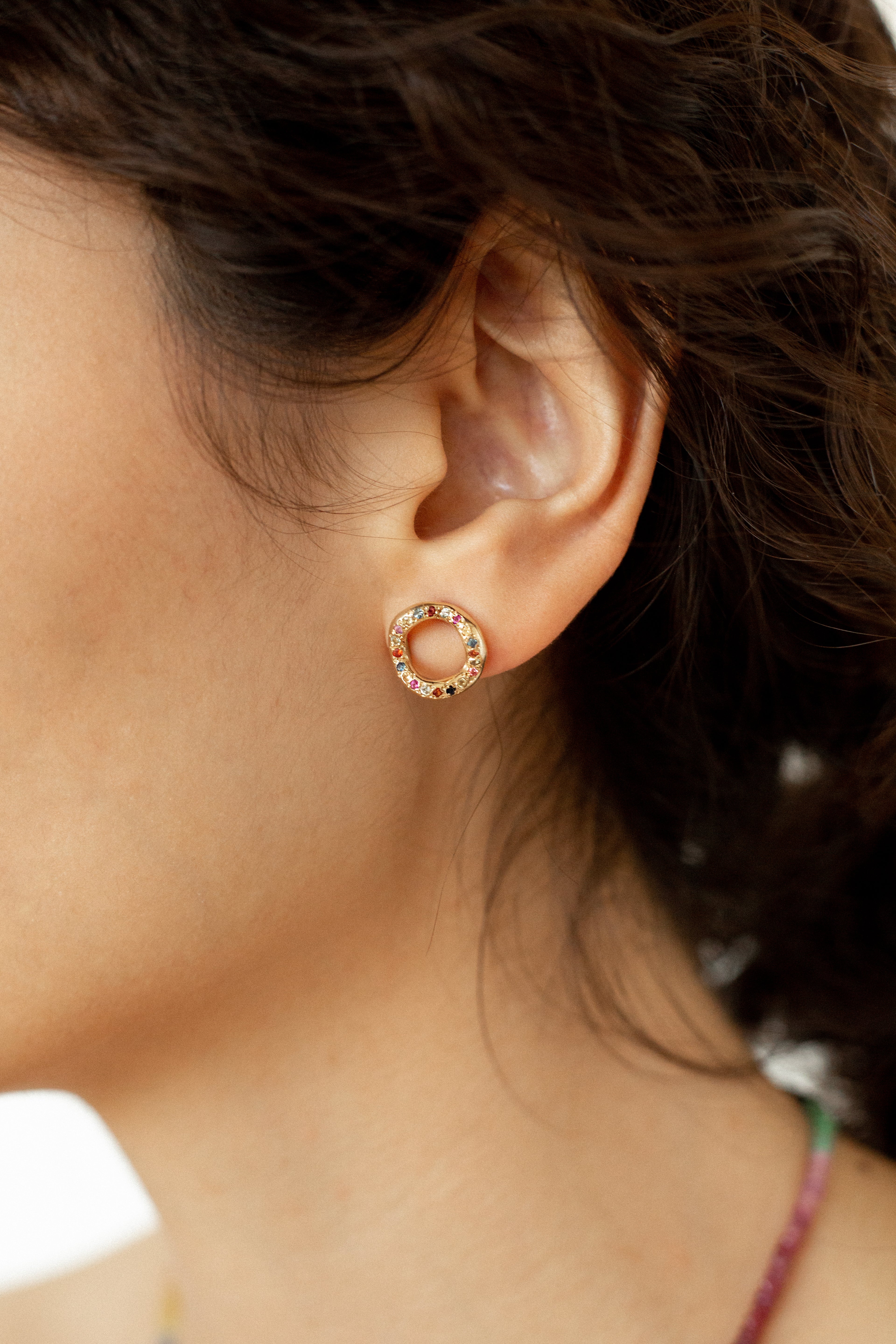 Aretes Onda confetti