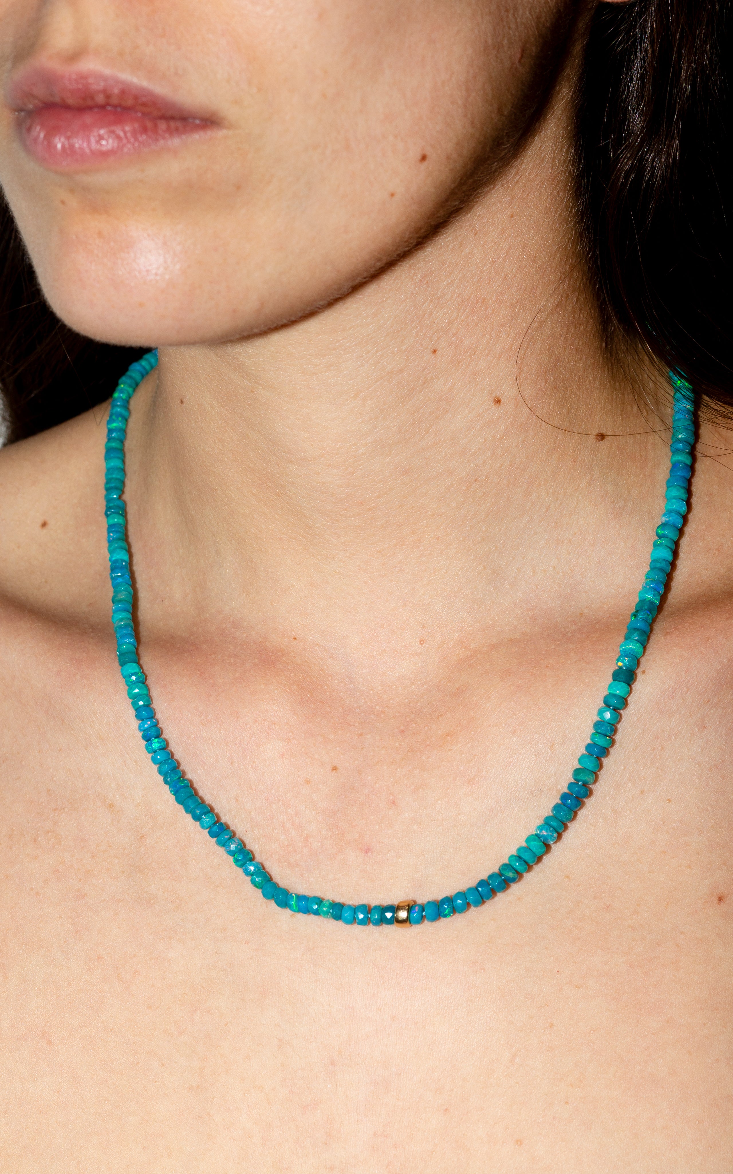 Collar Candy Opalo Azul